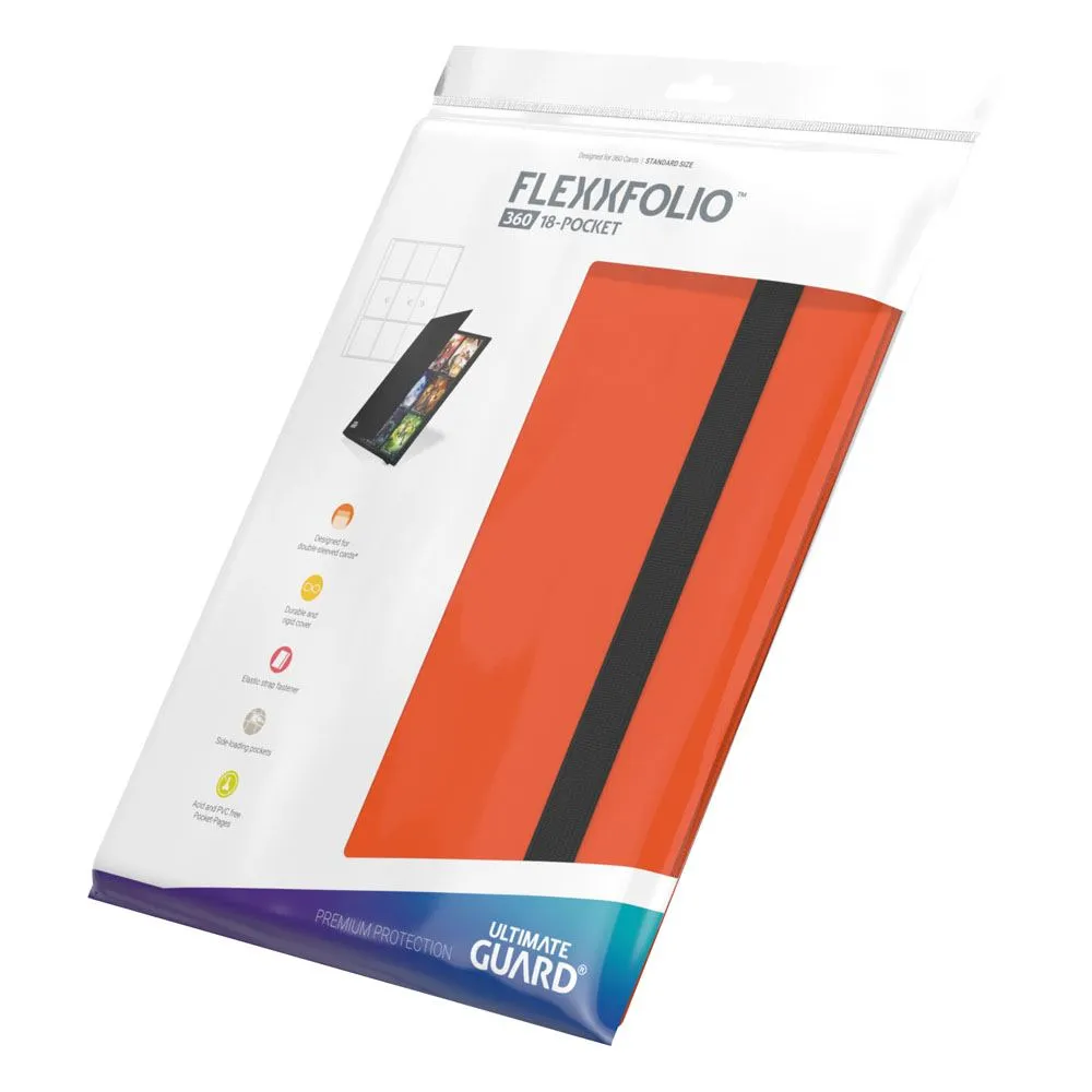 Ultimate Guard Flexxfolio (360 double-sleeved cards) 18-Pocket 70 x 94 mm - Orange